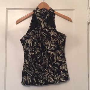 ANN TAYLOR Sleeveless cross over top